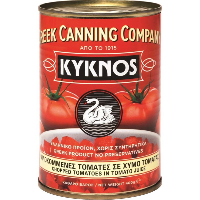 Κύκνος Τομάτες Ψιλοκομμένες 400gr 
